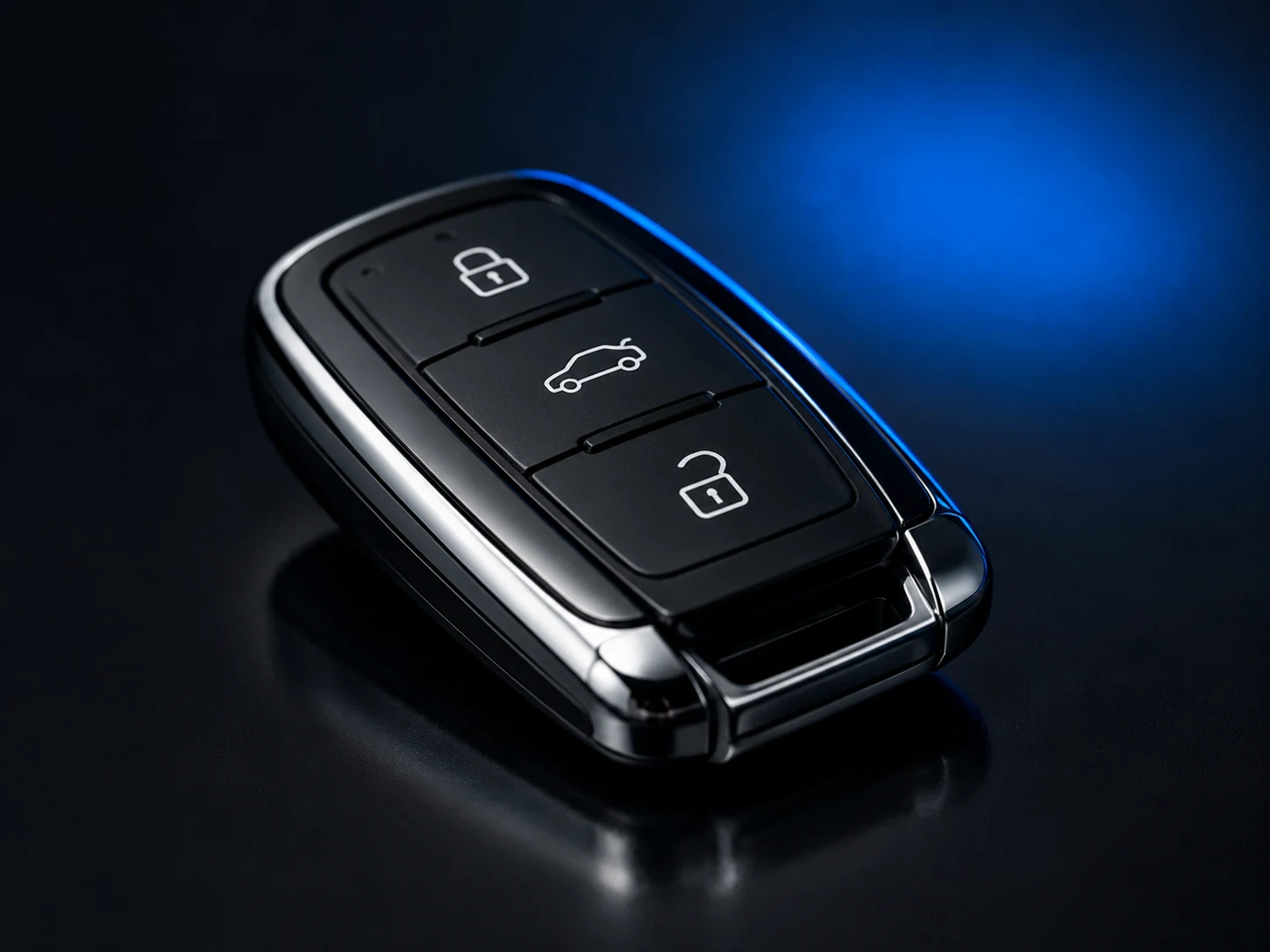 Chave automotiva moderna para serviço de chaveiro automotivo